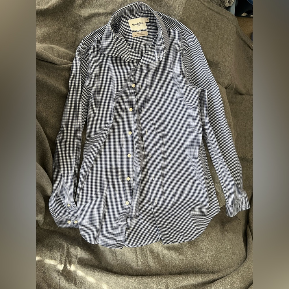 Lot of two Goodfellow & co button down shirts oxford long sleeve Adult small
